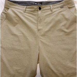 Hurley Phantom Hybrid quickdry shorts- Stone Khaki -W38